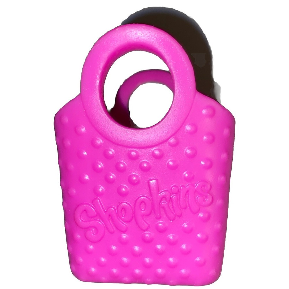 Shopkins Pink Shopping Basket Bag 2" Mini Toy Doll 2015 McDonalds Happy Meal 24T